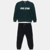 Tracksuit Five Star cotton fleece blend with embossed lettering (6-16 years)