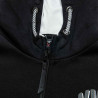 Zip hoodie cotton fleece blend Moovers with embossed details (6-16 years)