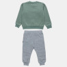 Tracksuit Five Star with cotton fleece blend embossed design (18 months-5 years)