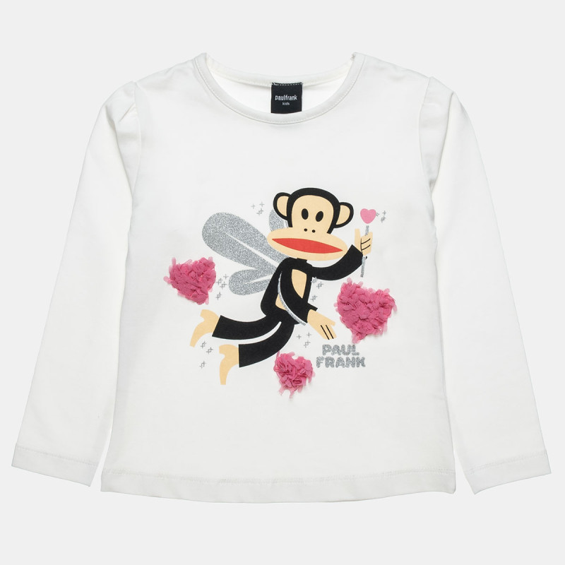   Long sleeve top Paul Frank with embossed and glitter details (12 months-5 years)