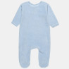 Babygrow velour Tender Comforts with embroidery (1-12 months)