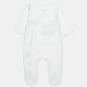 Babygrow velour Tender Comforts with embroidery (1-12 months)