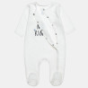 Babygrow velour Tender Comforts with embroidery (1-12 months)