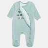 Babygrow velour Tender Comforts with embroidery (1-12 months)