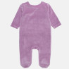 Babygrow velour Tender Comforts with embroidery (1-12 months)