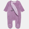 Babygrow velour Tender Comforts with embroidery (1-12 months)