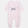 Babygrow velour Tender Comforts with embroidery (1-12 months)