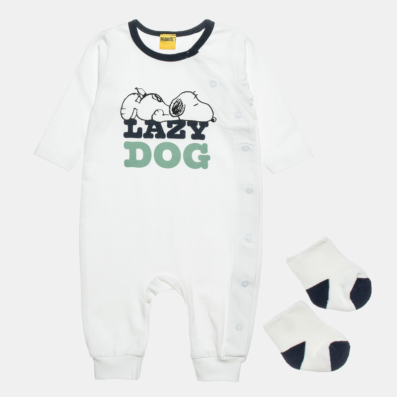 Babygrow Snoopy with socks (1-12 months)