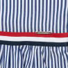 Dress with stripes and buttons fastenings  (6-16 years)