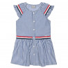 Dress with stripes and buttons fastenings  (6-16 years)