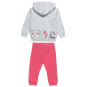 Tracksuit Five Star cotton fleece blend with embossed design (12 months-5 years)