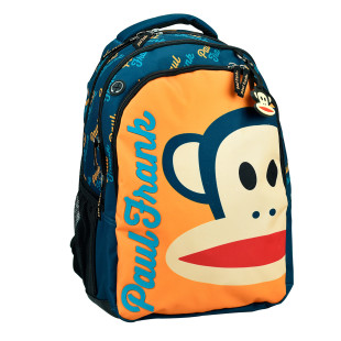 Trolley backpack Paul Frank with embossed letters