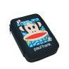 Pencil case Paul Frank Digital with double zipper and slots