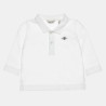 Long sleeve pique polo Gant top with embroidery (12-18 months)