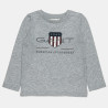 Long sleeve Gant top with embossed print (2-7 years)