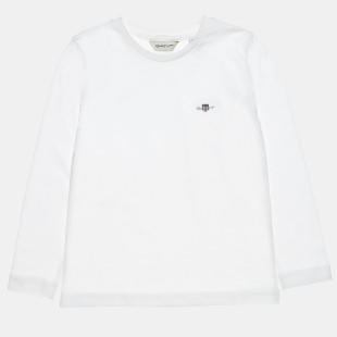 Long sleeve Gant top with embroidery (2-7 years)