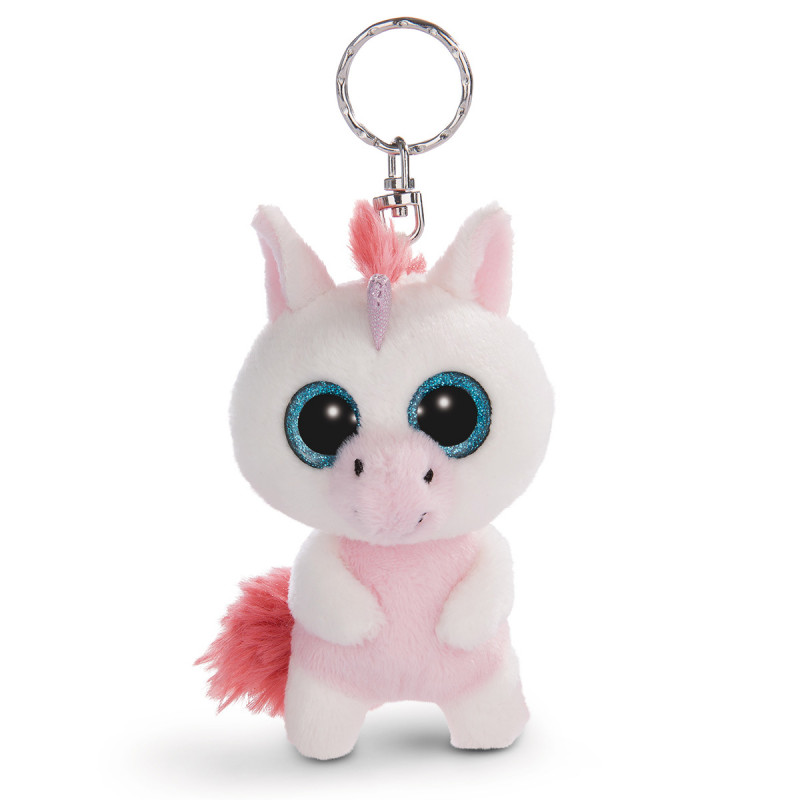 unicorn soft toy keychain