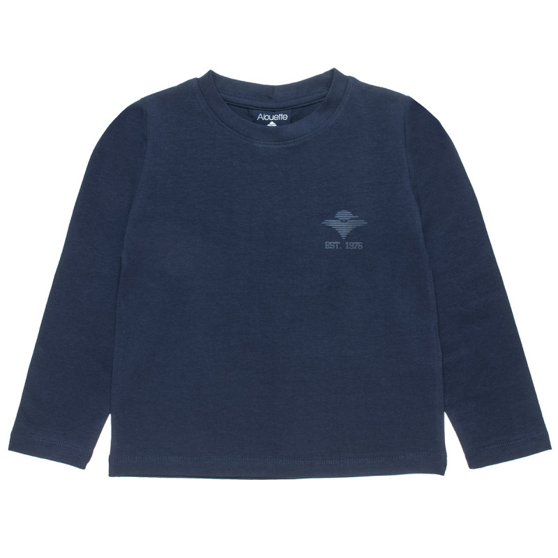 Long sleeve top with embossed print (12 months-5 years)