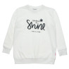 Long sleeve top cotton fleece Five Star blend with embossed print (6-14 years)