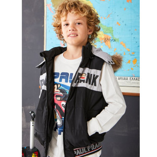   Vest jacket Paul Frank with removable hood (6-16 years)