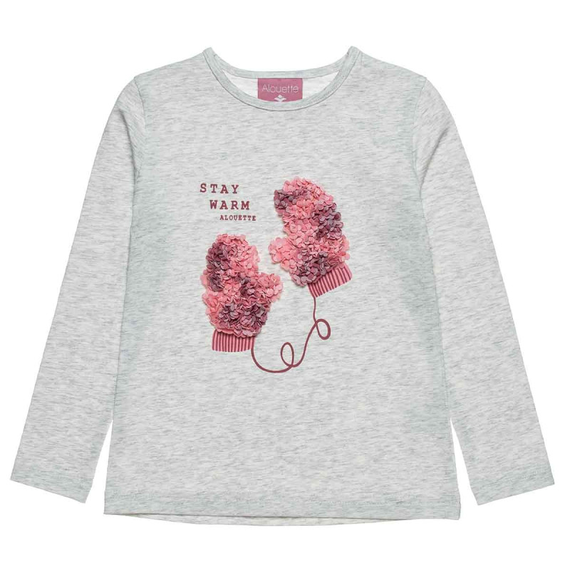 Long sleeve top with embossed elements (12 months-5 years)