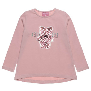 Long sleeve top with sequins (12 months-5 years)