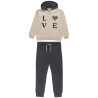 Tracksuit   cotton fleece blend Five Star with embossed elements (6-16 years)