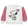 Tracksuit Snoopy cotton fleece blend with eco fur (12 months-5 years)