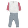 Tracksuit Snoopy cotton fleece blend with eco fur (12 months-5 years)