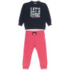 Tracksuit cotton fleece blend Five Star with shiny print (6-14 years)