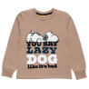 Long sleeve top Snoopy with embossed elements (18 months-8 years)