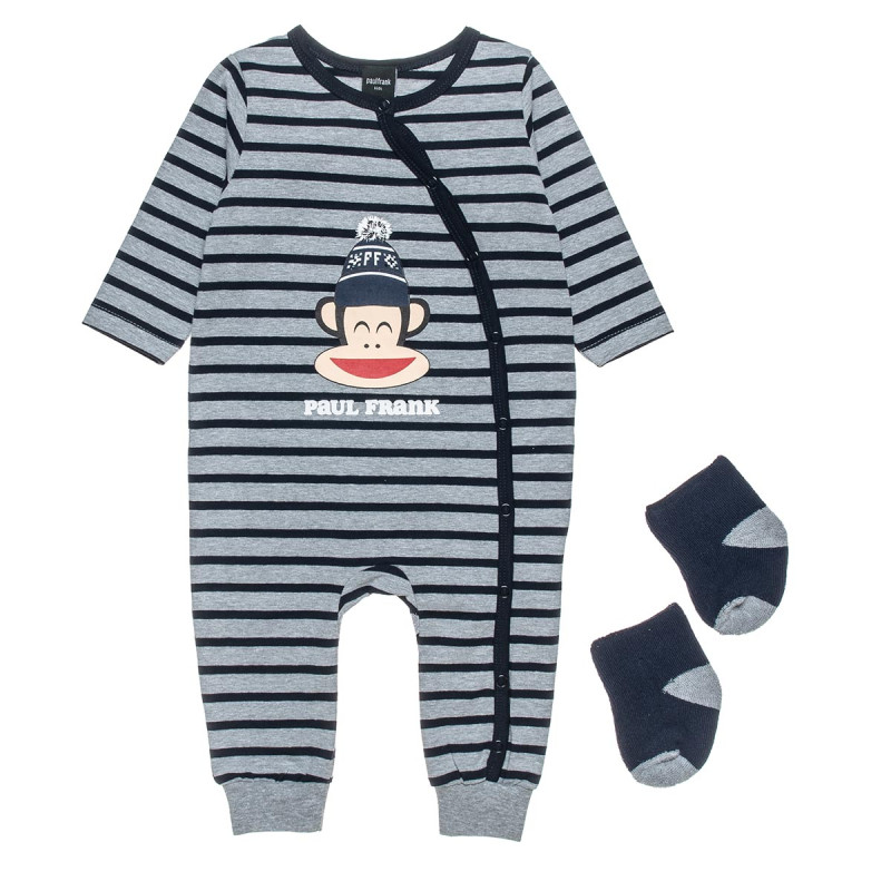 Babygrow Paul Frank with print and socks (1-12 months)