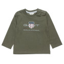 Long sleeve Gant top with print (12-18 months)