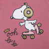 Long sleeve top Snoopy with glitter (6-14 years)