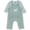 Overall cotton fleece blend Tender Comforts with top (3-18 months)