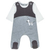 Babygrow with embossed elements (1-12 months)