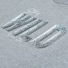 Long sleeve top cotton fleece blend with embossed letters (6-14 years)