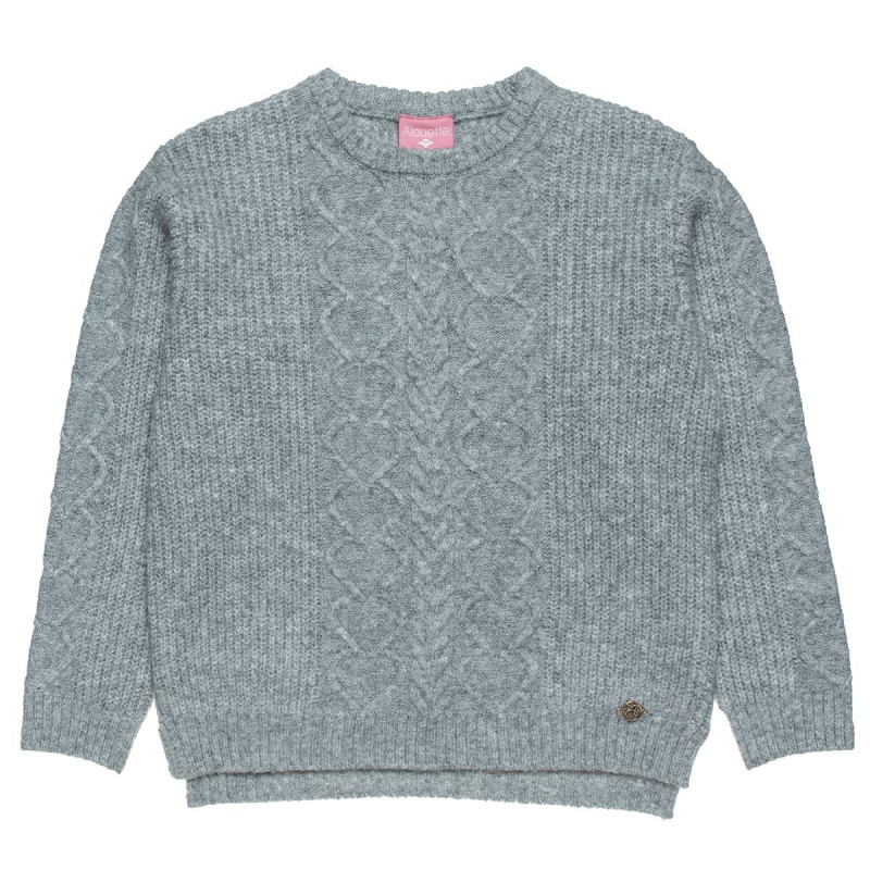 Sweater with thick knitting (6-16 years)