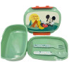 Lunch box Disney Mickey Mouse with fork and spoon