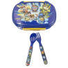 Lunch box Paw Patrol with fork and spoon