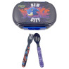 Lunch box Sonic with fork and spoon