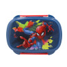 Lunch box Spiderman with fork and spoon