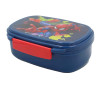 Lunch box Spiderman with fork and spoon