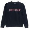 Tracksuit cotton fleece blend Five Star with embossed print (6-16 years)