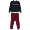 Tracksuit cotton fleece blend Five Star with embossed print (6-16 years)