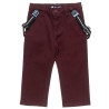 Pants chinos with braces (12 months-5 years)