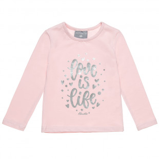 Long sleeve top with foil detail (12 months-5 years)