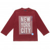 Long sleeve top with print "New York City" (6-16 years)