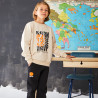 Tracksuit cotton fleece blend Five Star with embossed print (6-16 years)