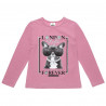 Long sleeve top Smiley with glitter detail print "London style" (5-12 years)